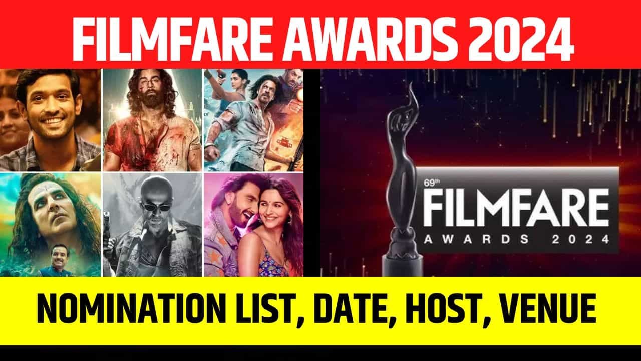 69th Hyundai Filmfare Awards 2024 Nomination List - Date, Host, Venue